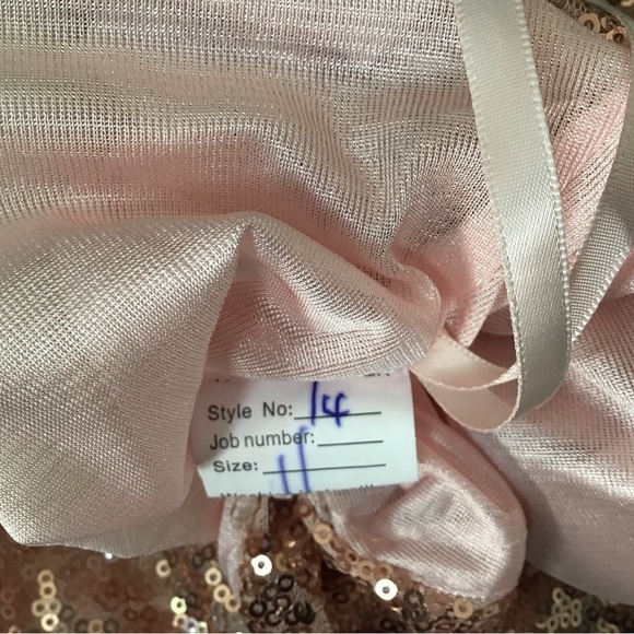 Champagne sequin dress nwot - Picture 9 of 9